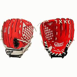 o Prospect GPP1150Y1RD Red 11.5 Youth Baseball Glove Right Hand 